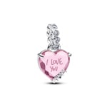 Pandora Moments I Love You Mom Charm-Anhänger 925 Silber - 794464C01
