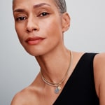 Pandora Moments Im Dunkeln Leuchtender Unendlichkeitsbaum Doppelter Charm-Anhänger 925 Silber - 793599C01