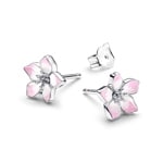 Pandora Moments Cherry Blossom Stud Earrings 925 Silver - 294370C01