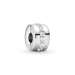 Pandora Moments Klare Funkelnde Linie Clip 925 Silber