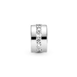Pandora Moments Clear Sparkling Row Clip Charm 925 Silver - 791972CZ