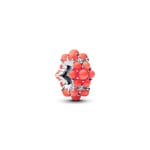 Pandora Moments Korallenrotes Ozean Charm 925 Silber