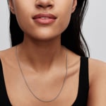 Pandora Moments Kordelketten-Halskette 925 Silber 70cm  - 394687C00-70