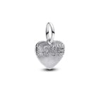Pandora Moments Love-Herz Charm-Anhänger 925 Silber