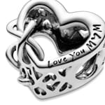 Pandora Moments Charm Cœur Infinity Love You Mum (Je t'aime maman) - 798825C00