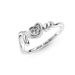 Pandora Moments Mum Pavé Heart Ring - 191149C01