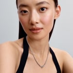 Pandora Moments Studded Clasp & Chain Necklace 925 Silver - 393682C00