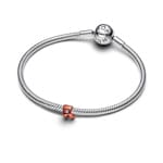 Pandora Moments Orange Music Note Mini Charm 925 Silver - 794902C01