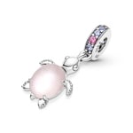Pandora Moments Charm Pendant Tortue de Mer Rose en Verre de Murano - 798939C02