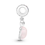 Pandora Moments Charm Pendant Tortue de Mer Rose en Verre de Murano - 798939C02