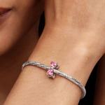 Pandora Moments Pink Bow Charm 925 Silver - 794253C01