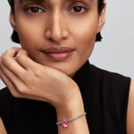 Pandora Moments Rosafarbene Schnecke Charm 925 Silber - 794553C01