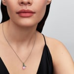 Pandora Moments Murano Pink Apple Charm 925 Silver - 794485C01