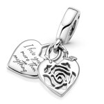 Pandora Moments Rose Heart Padlock Dangle Charm - 790086C00