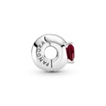 Pandora Moments Rotes Herz Solitär Clip-Charm - 799203C01