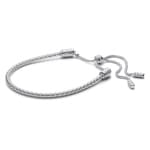 Pandora Moments Bracelet Coulissant Maille Cloutée 925 Argent