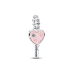 Pandora Moments Charm Pendant Clé Cœur Opalescent 925 Argent - 794427C01