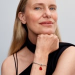 Pandora Moments Schillerndes Rotes Herz Charm-Anhänger 925 Silber - 793348C01