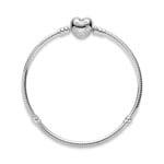 Pandora Moments Heart Clasp Snake Chain Bracelet - 590719