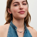 Pandora Moments Schlangen-Gliederhalskette mit Herzverschluss 925 Silber - 393091C00