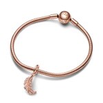 Pandora Rose Moments Floating Curved Feather Dangle Charm - 782578C01