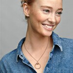 Pandora Rose Moments Small O Pendant - 388296