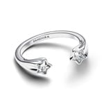 Pandora Moments Bague Ouverte Étoiles Filantes 925 Argent - 193582C01