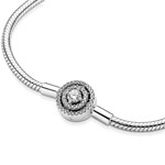 Pandora Moments Halo Snake Chain Bracelet - 590038C01