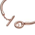 Pandora Rose Moments T-Bar Snake Chain Bracelet - 589087C00