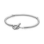 Pandora Moments Bracelet Maille Serpent Fermoir en T
