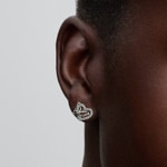 Pandora Moments Clous d’Oreilles Cœur et Papillon Entrelacés Argent 925 - 294476C01