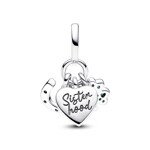 Pandora Moments Four Leaf Clover, Heart and Horseshoe Triple Dangle Charm 925 Silver - 792755C01