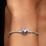 Pandora Moments x Bracelet Maille Serpent Disney Stitch Argent 925  - 593738C01