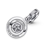 Pandora Moments x Marvel The Avengers Captain America Shield Dangle Charm - 790780C01