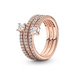 Pandora Rose Timeless Dreifacher Spiralring - 180051C01