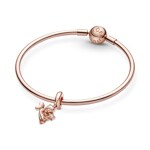 Pandora Rose Moments Engel mit Herzflügeln Charm-Anhänger - 789650C01