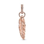 Pandora Rose Moments Sparkling Feather Charm Pendant - 789550C01