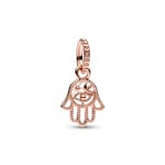 Pandora Rose Moments Protective Hamsa Hand Dangle Charm - 789144C00