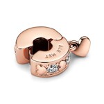 Pandora Rose Moments Charm Clip Pendant Scintillant Cœurs de l'Infini - 782253C01