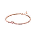 Pandora Rose Timeless Funkelndes Herz Tennisarmband