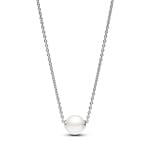 Pandora Timeless Behandelte Süsswasserzuchtperle Collier-Halskette 925 Silber - 393167C01-45
