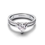 Pandora Timeless Doppelband Herz Ring 925 Silber - 193100C01