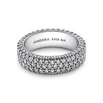 Pandora Timeless Bague Triple Rang Pavée Argent 925 - 192634C01