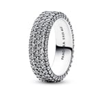 Pandora Timeless Bague Triple Rang Pavée Argent 925 - 192634C01