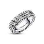 Pandora Timeless Bague Triple Rang Pavée Argent 925 - 192634C01