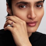 Pandora Timeless Bague Cœur Fuchsia Surélevé 925 Argent - 198421C13