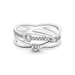 Pandora Timeless Sparkling Triple Band Ring - 199400C01