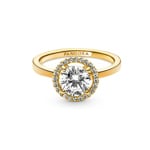 Pandora Gold Timeless Sparkling Round Halo Ring - 161234C01