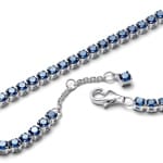 Pandora Timeless Sparkling Blue Tennis Bracelet 925 Silver - 591469C02