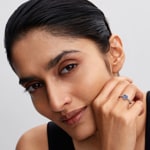 Pandora Timeless Funkelndes Erhabenes Herz Ring Blau 925 Silber - 198421C05